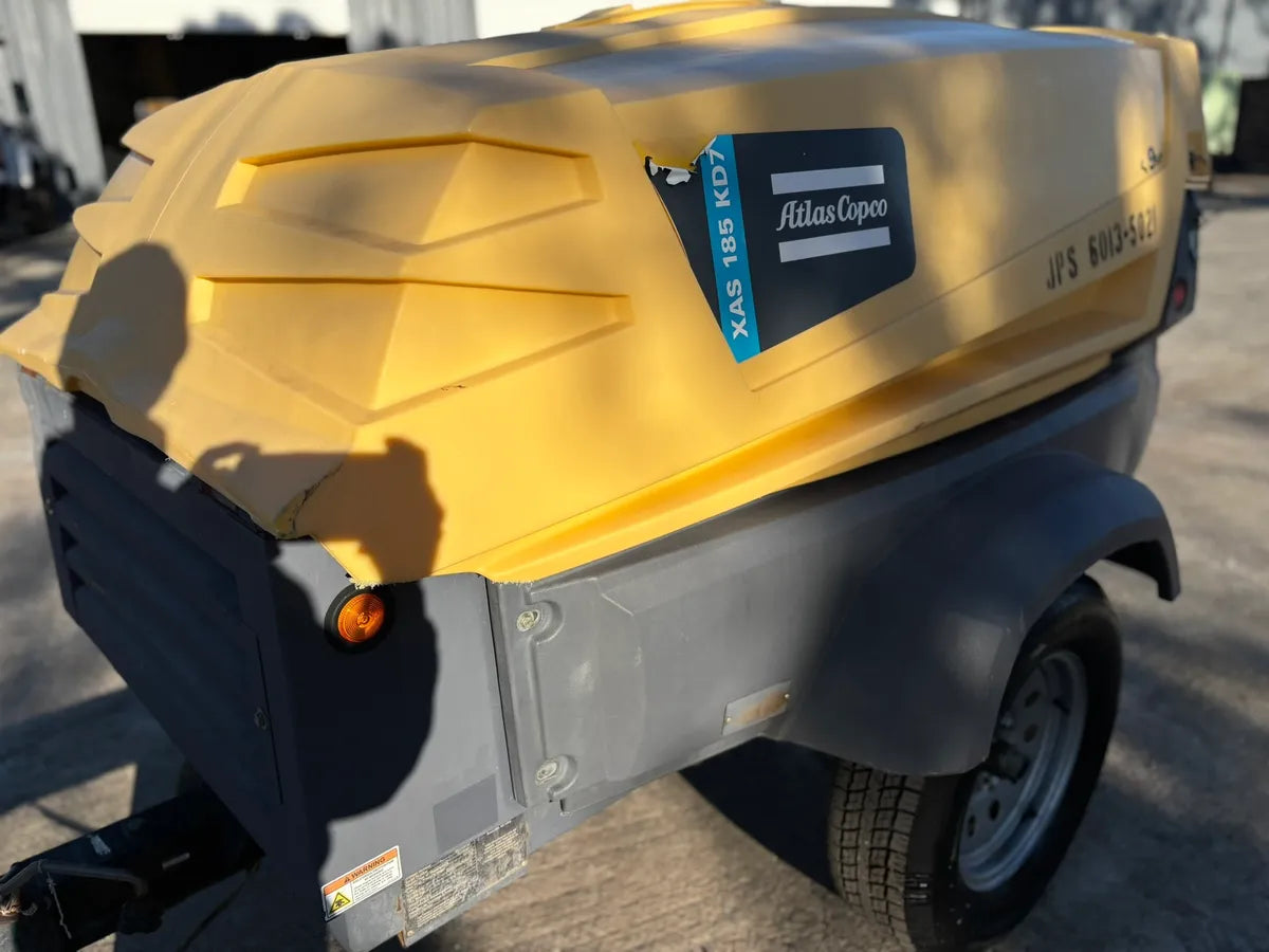2018 Atlas Copco XAS185 Diesel Portable Air Compressor