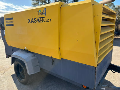2012 Atlas Copco XAS750 Diesel Portable Air Compressor