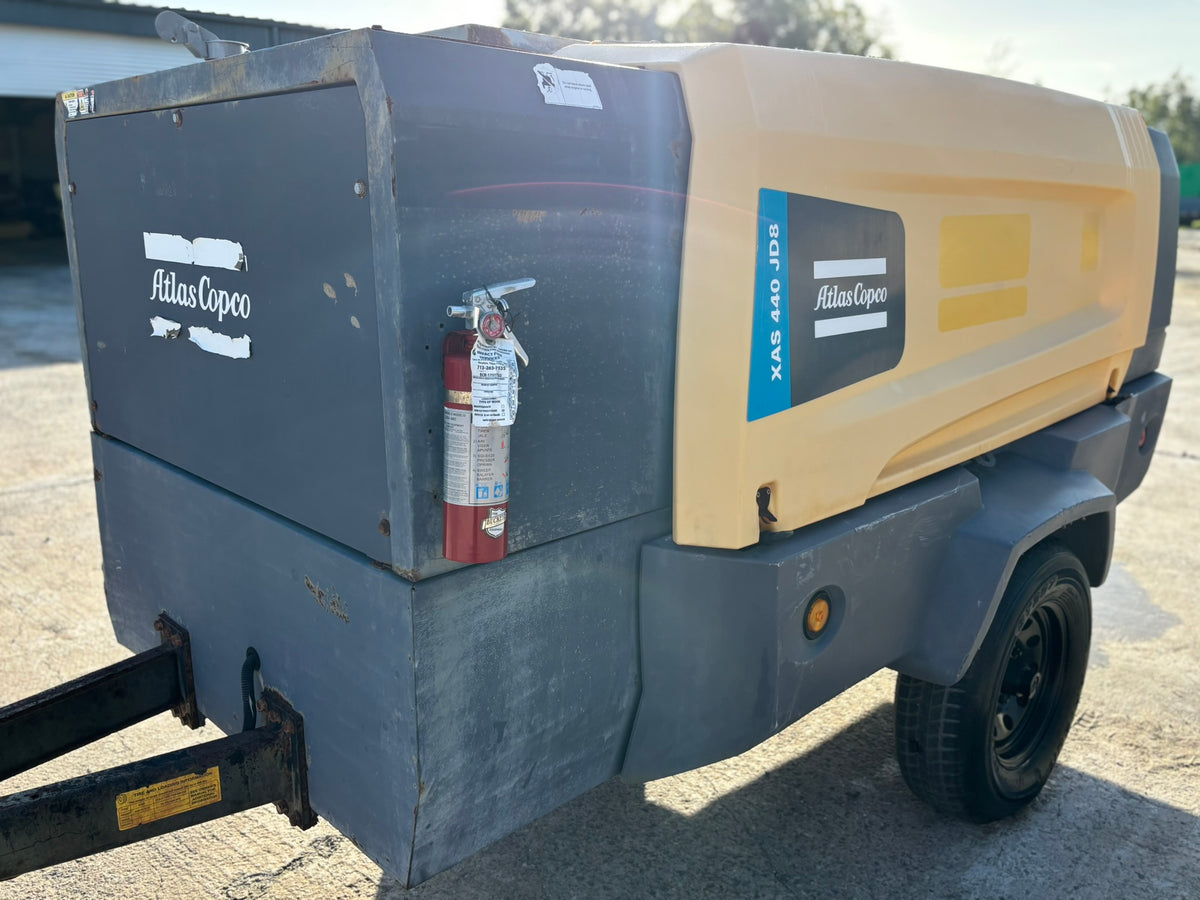 2019 Atlas Copco XAS440 Diesel Portable Air Compressor S# HOP078056