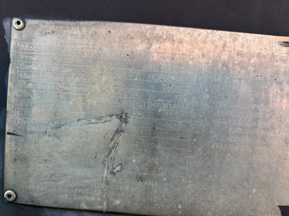 2017 Atlas Copco XAS900 Diesel Portable Air Compressor S# HOP081661