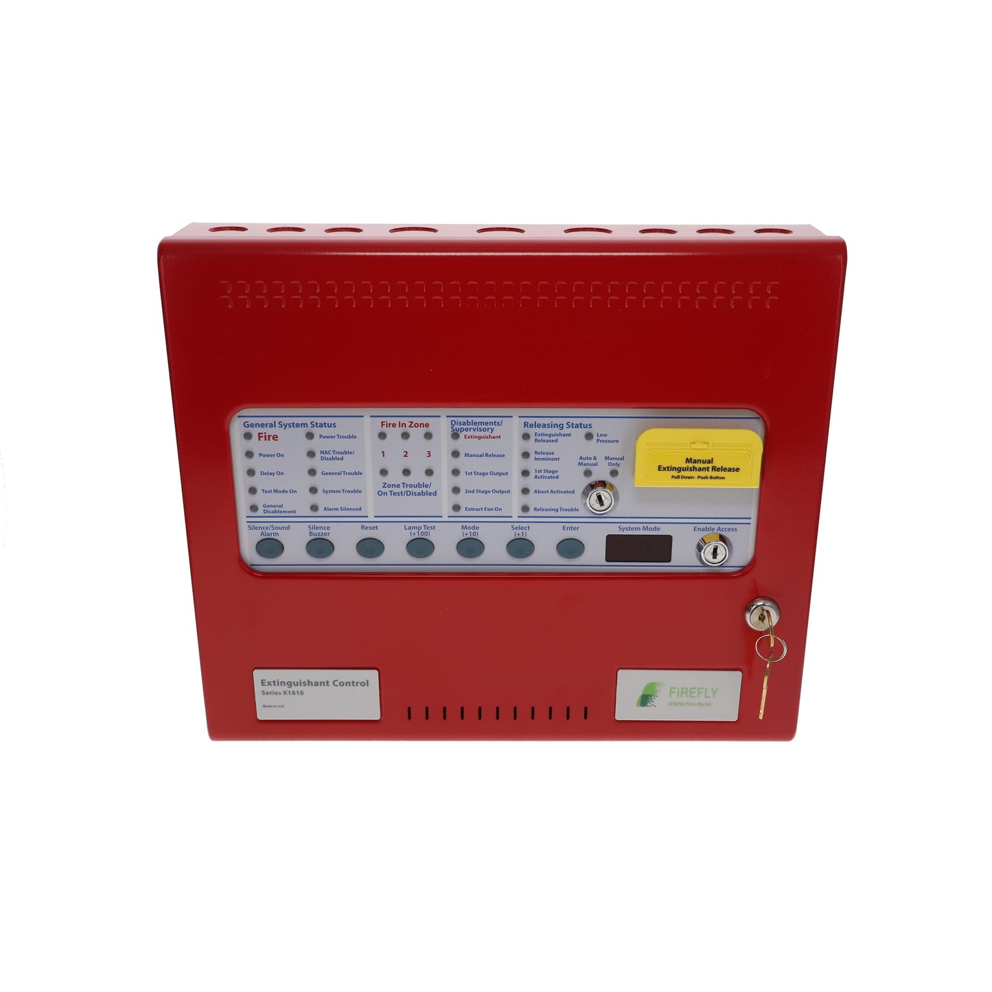 GAS FIRE EXTINGUISHING CONTROL