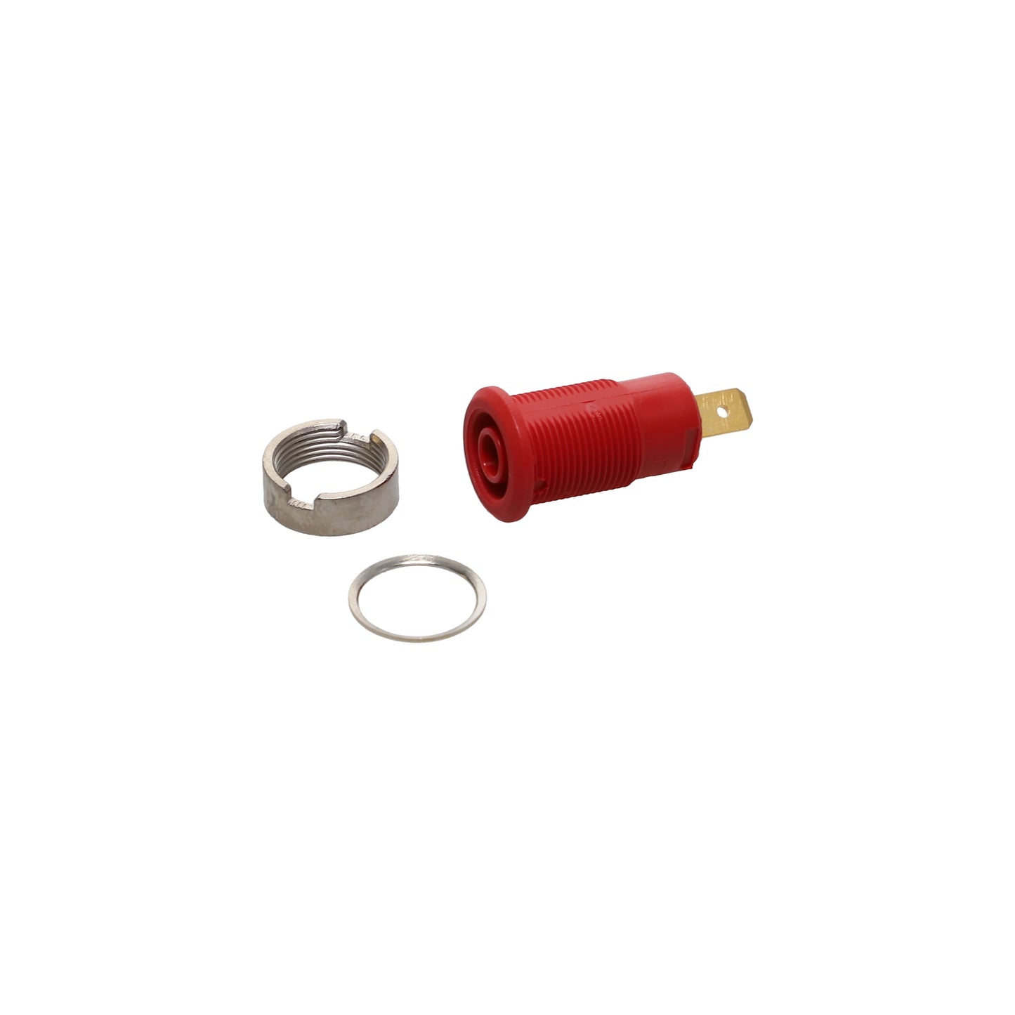 4MM 24A 1KV BANANA SOCKET RED