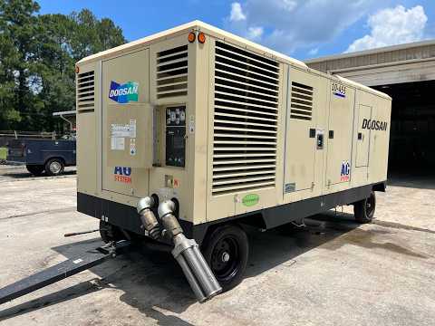 2014 Doosan XHP1170WCU T4F Portable Air Compressor